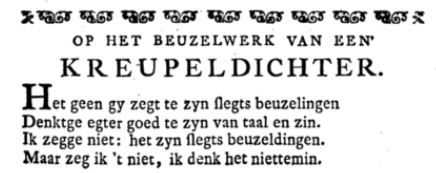 Gedichten van Roelof Arends den jongen (1757)