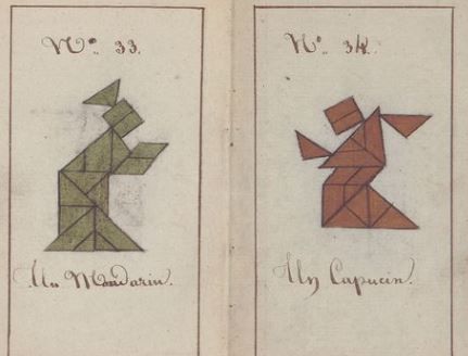 Explication des silhouettes ou les énigmes anglaises (begin 19de eeuw)