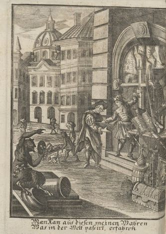 titelprent van de Duitse uitgave (1734)